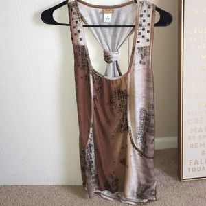 Snakeskin tank from Buckle.